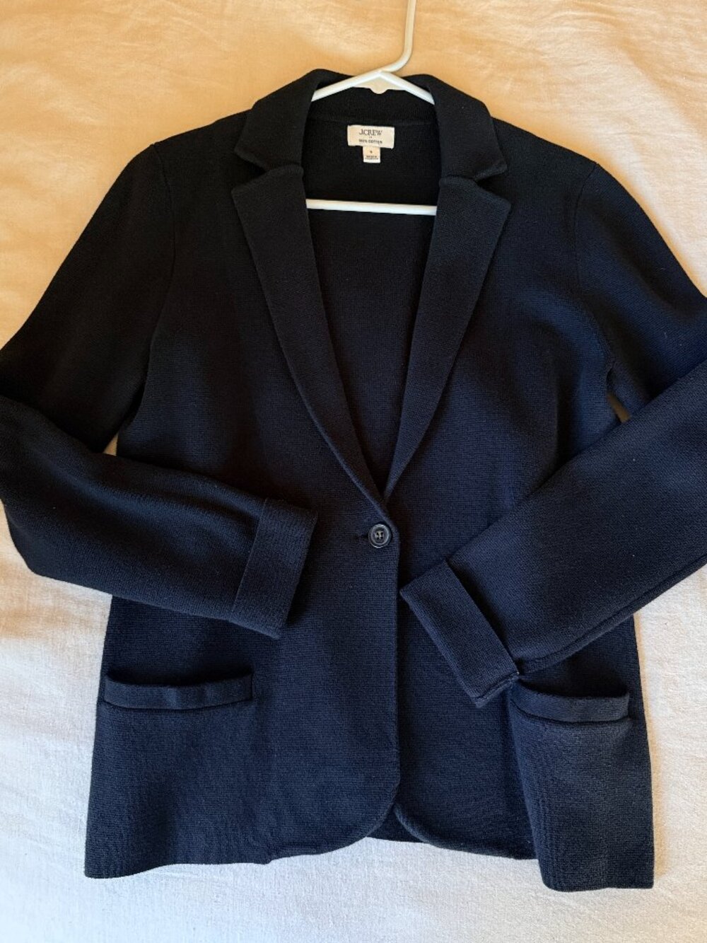 J Crew Schoolboy Sweater Blazer Black Size Small NWOT